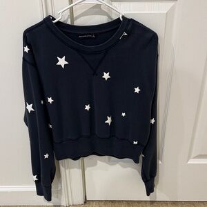 Abercrombie & Fitch Navy Blue Starry Sweatshirt